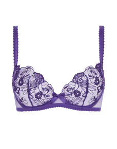Jayce Plunge Underwired Bra Purple | Agent Provocateur
