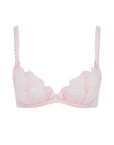 Jayce Plunge Underwired Bra Baby Pink | Agent Provocateur