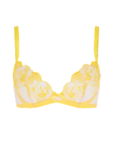 Jayce Plunge Underwired Bra Yellow | Agent Provocateur