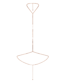 Bougie Bodychain Rose Gold/Crystal | Agent Provocateur