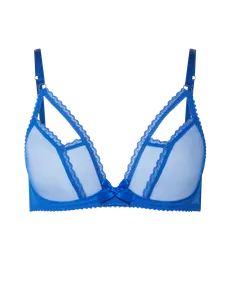 Fia Plunge Bra Cobalt | Agent Provocateur