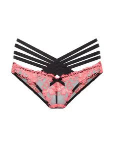 Dioni Full Brief Black/Neon Pink | Agent Provocateur