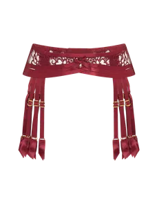 Dioni Suspender Burgundy | Agent Provocateur