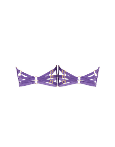 Dioni Garter Set Deep Purple | Agent Provocateur