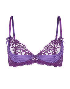 Dioni Plunge Underwired Bra Deep Purple | Agent Provocateur