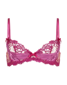 Dioni Plunge Underwired Bra Magenta | Agent Provocateur