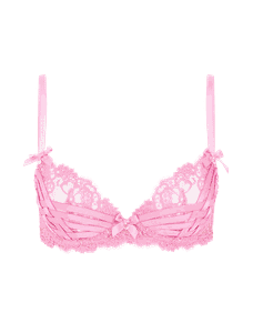 Dioni Plunge Underwired Bra Pink | Agent Provocateur
