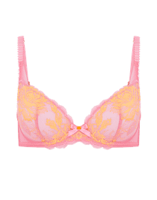 Yara Plunge Underwired Bra Pink | Agent Provocateur