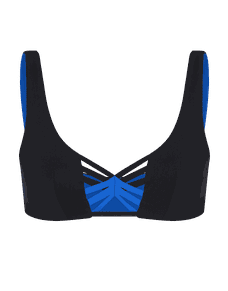 Suky Reversible Bikini Top Blue | Agent Provocateur