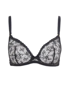 Malorey Full Cup Underwired Bra Black | Agent Provocateur