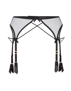 Zella Suspender Black | Agent Provocateur