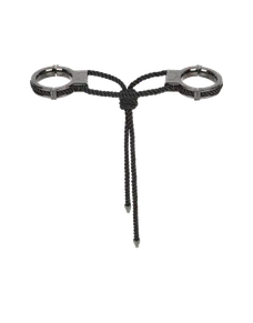 Xena Jewel Double Cuff Gunmetal | Agent Provocateur