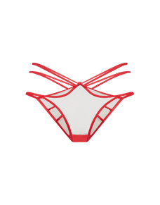 Ozara Full Brief Sand/Red | Agent Provocateur