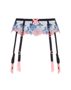 Callypso Suspender Blue/Multi | Agent Provocateur