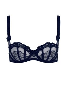 Mariann Balconette Underwired Bra Navy/Navy | Agent Provocateur
