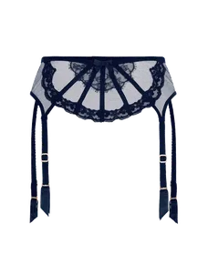 Mariann Suspender Navy/Navy | Agent Provocateur