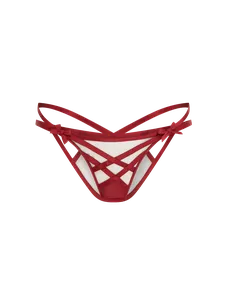 Briella Full Brief Burgundy | Agent Provocateur