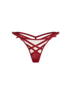 Briella Thong Burgundy | Agent Provocateur