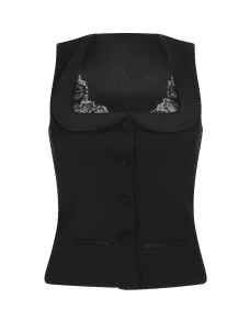 Julietta Waistcoat Black | Agent Provocateur