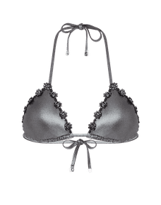 Maiya Bikini Top Black/Silver | Agent Provocateur