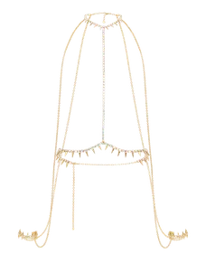 Harleigh Bodychain Gold/Iridescent | Agent Provocateur