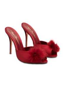 Allegrah Mules Dark Red | Agent Provocateur