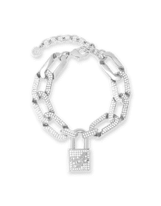 Meriem Bracelet Silver/Crystal | Agent Provocateur