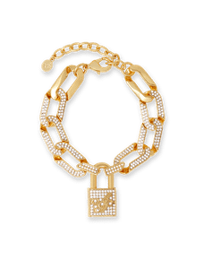 Meriem Bracelet Gold/Crystal | Agent Provocateur