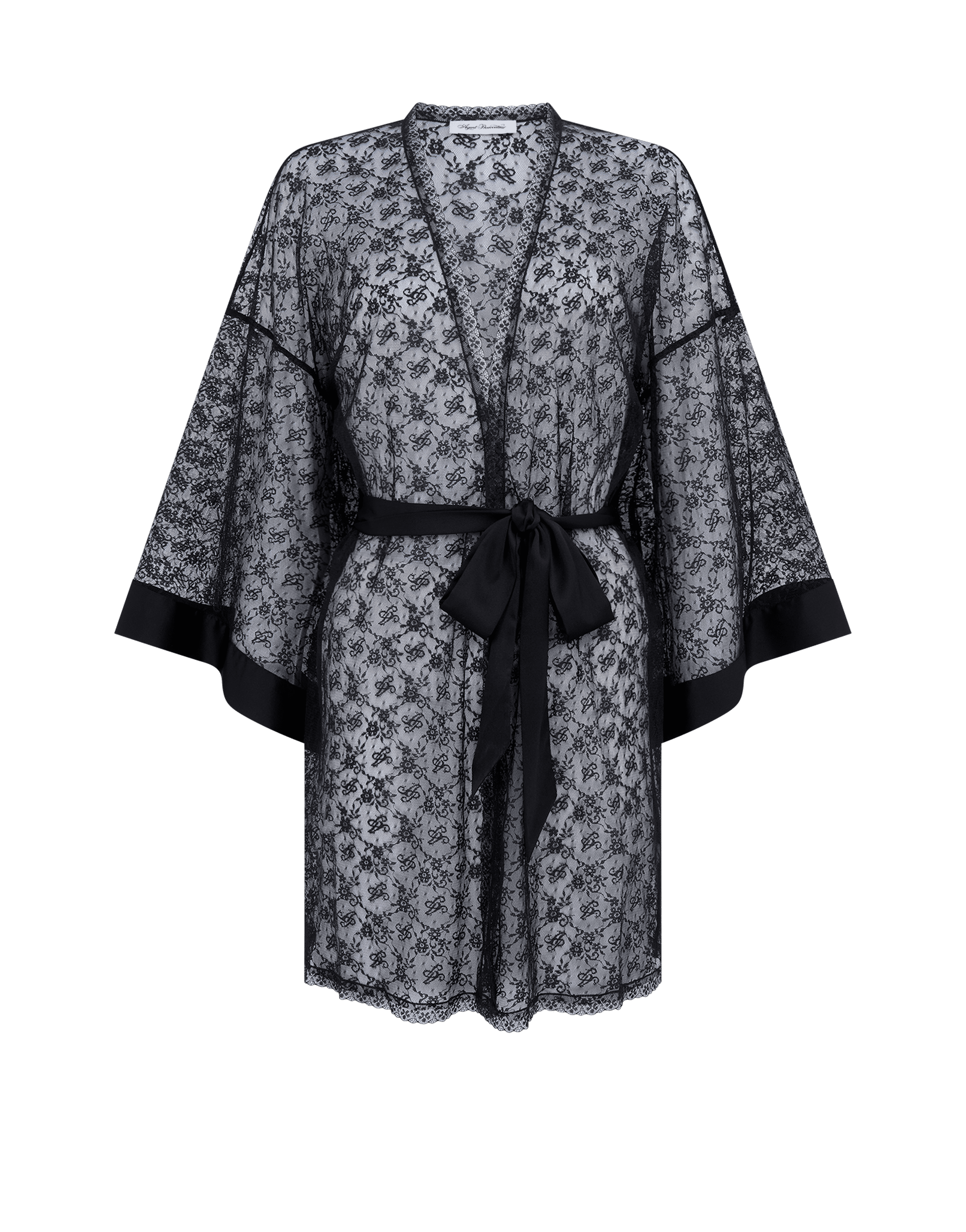 Malorey Short Kimono in Black | By Agent Provocateur All Nightwear