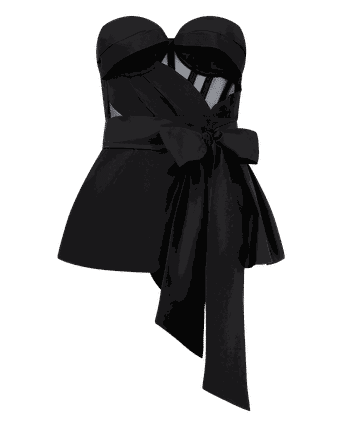 Avah Corset Body Black | Agent Provocateur