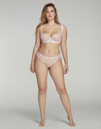 Agent Provocateur Agent Provocateur Maybelle brief size AP 3 Medium white with peach daisies NWT 