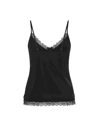 Agent Provocateur Gisele Lace-trim Stretch-jersey Camisole in Black Womens Clothing Lingerie Camisoles 