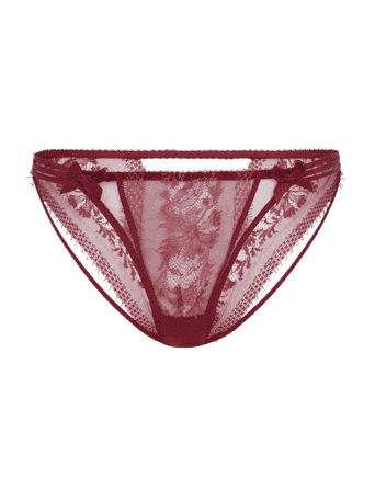 Tanya Full Brief in Burgundy | Agent Provocateur Outlet