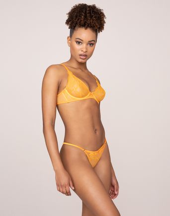 Bernie in Yellow Agent Provocateur All Lingerie