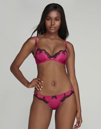 Molly Plunge Underwired Bra Pink By Agent Provocateur All