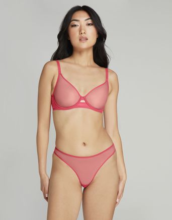 Agent Provocateur JUNE Thong in Pink Size:2 Small  Ret:$95 New w/Tags 