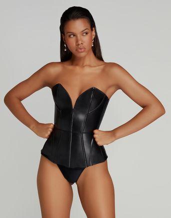 corset black bodysuit