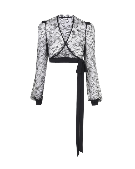 Elsey Long Sleeved T-Shirt Black | Agent Provocateur