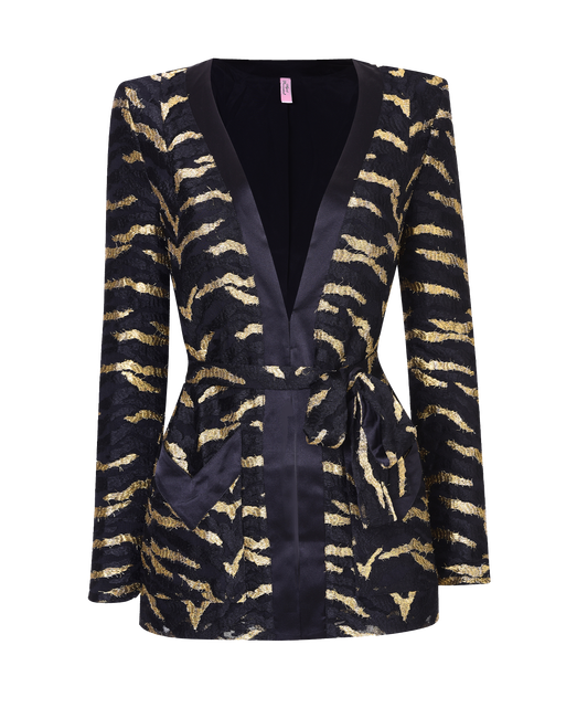 Genevieve Jacket Black/Gold | Agent Provocateur