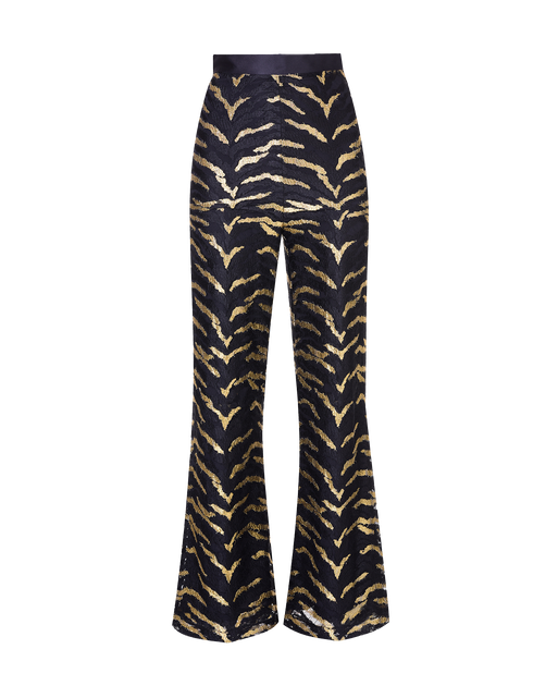 Genevieve Long Trouser Black/Gold | Agent Provocateur