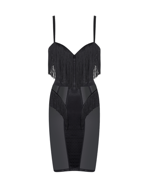 Tabbie Corset Dress Black | Agent Provocateur