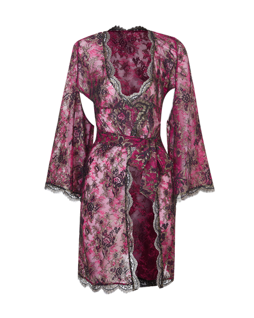 Yesmine Short Kimono Black/Gold | Agent Provocateur