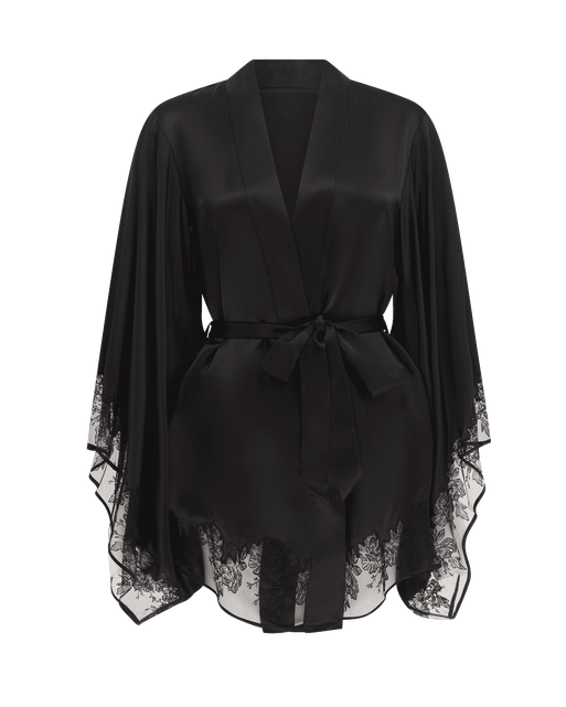 Gloria Kimono Black | Agent Provocateur
