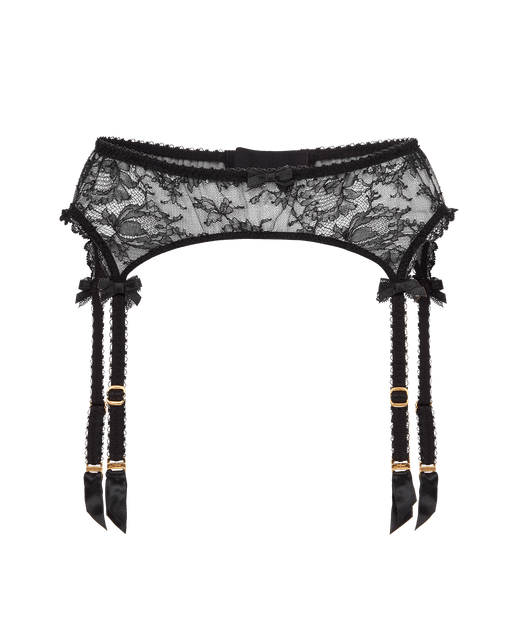 Hinda Suspender Black | Agent Provocateur