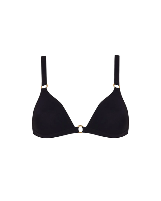 Malisa Soft Cup Moulded Bikini Top Black | Agent Provocateur