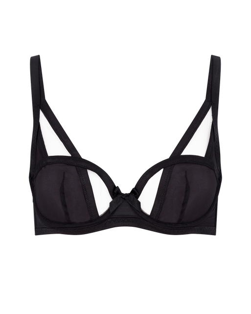 Joan Balconette Underwired Bra Black | Agent Provocateur