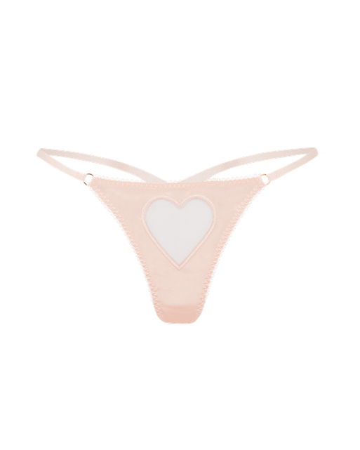 ETTIE SILK THONG Pink | Agent Provocateur