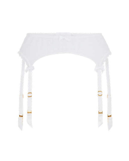 Hinda Suspender White | Agent Provocateur