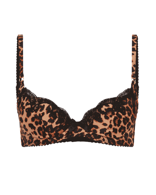 Molly Plunge Underwired Bra Leopard | Agent Provocateur