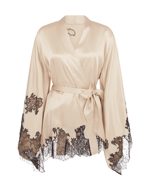 Christi Short Kimono Ivory | Agent Provocateur